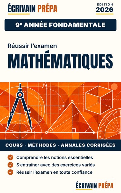 Cover: Réussir l'examen de 9e AF — Mathématiques