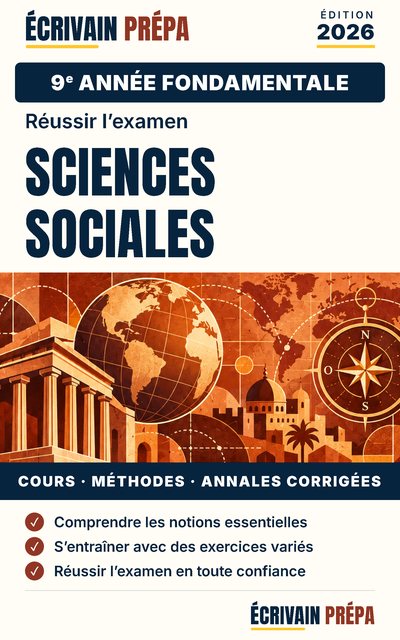 Cover: Réussir l'examen de 9e AF — Sciences sociales